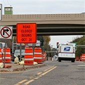 Temporary Roadwork in Roseville