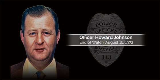 Officer Howard Johnson EOW August 16, 1972