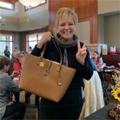 Designer handbag bingo at Cedarholm.