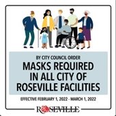 Masks Required at City of Roseville Facilities