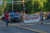 The beginning of the Rose Parade