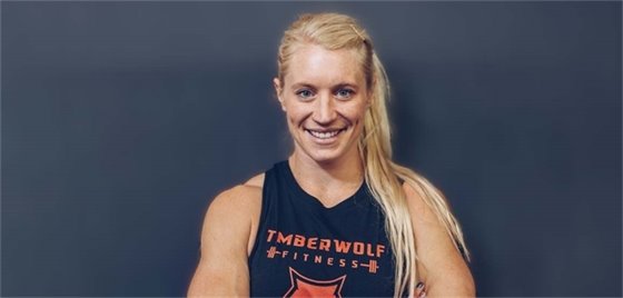Andrea Nisler of Timberwolf Fitness smiles for the camera.