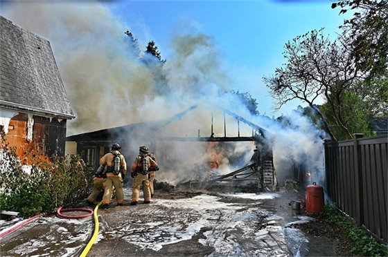 garage fire