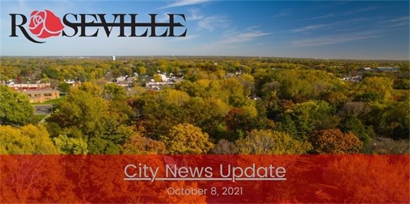 City News Update, October 8, 2021. Fall Tree Canopy near Acorn Park. 