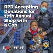 Roseville Police Department accepting donations for 17th annual Shop with a Cop.