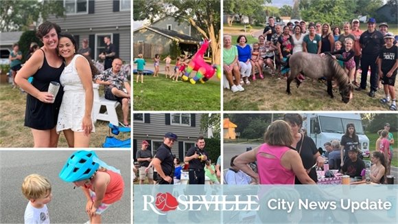 Collage of community residents come together for 2022 Night to Unite.