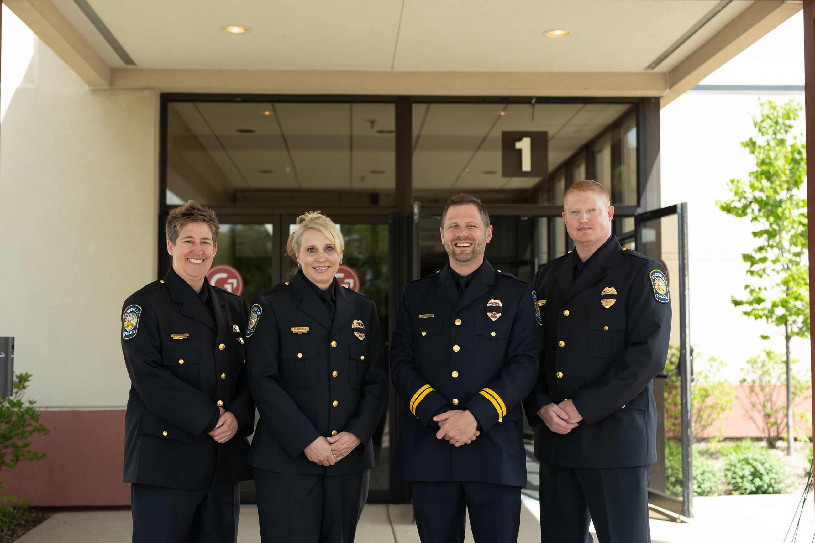 Chief, Deputy Chief, and two Lieutenants