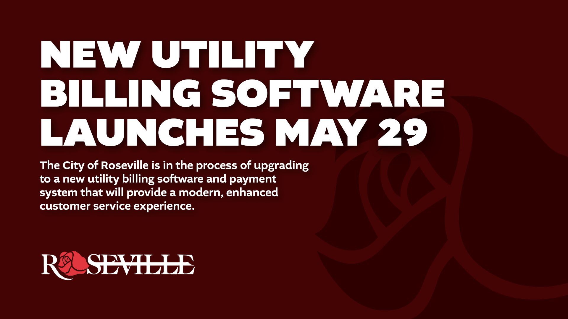 New utility billing software launches on May 29.