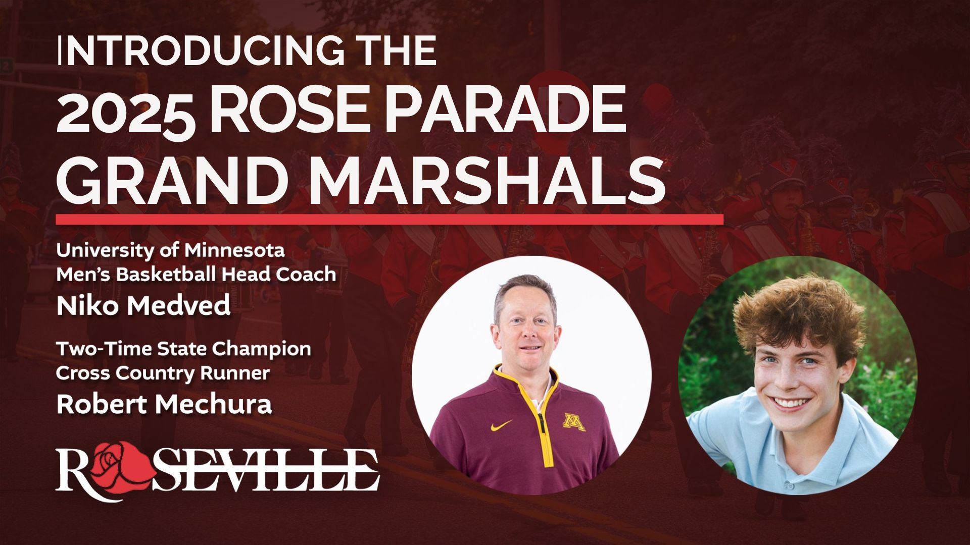 INTRODUCING THE 2025 ROSE PARADE GRAND MARSHALS
