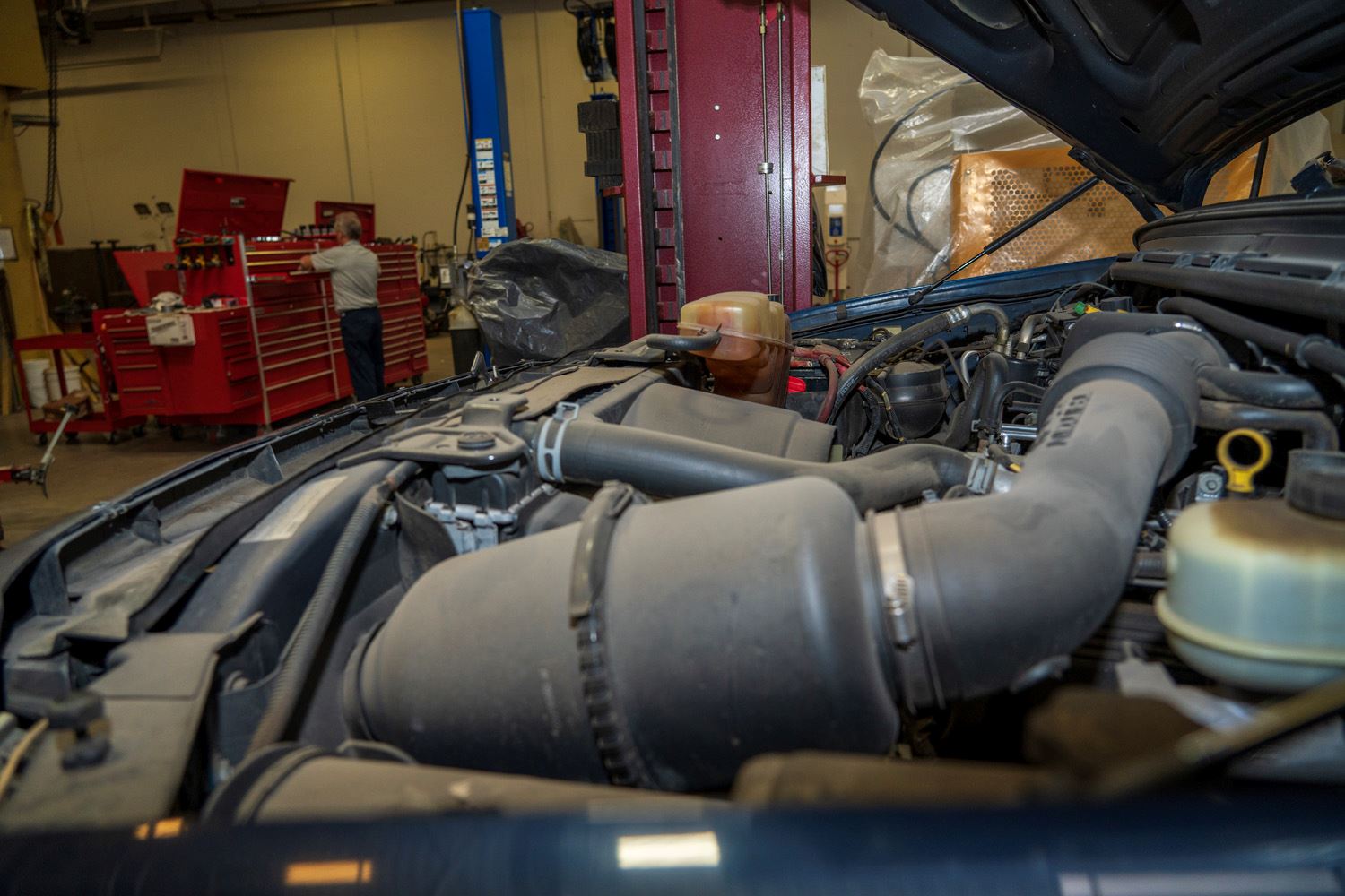 The Roseville Public Works Maintenance garage.