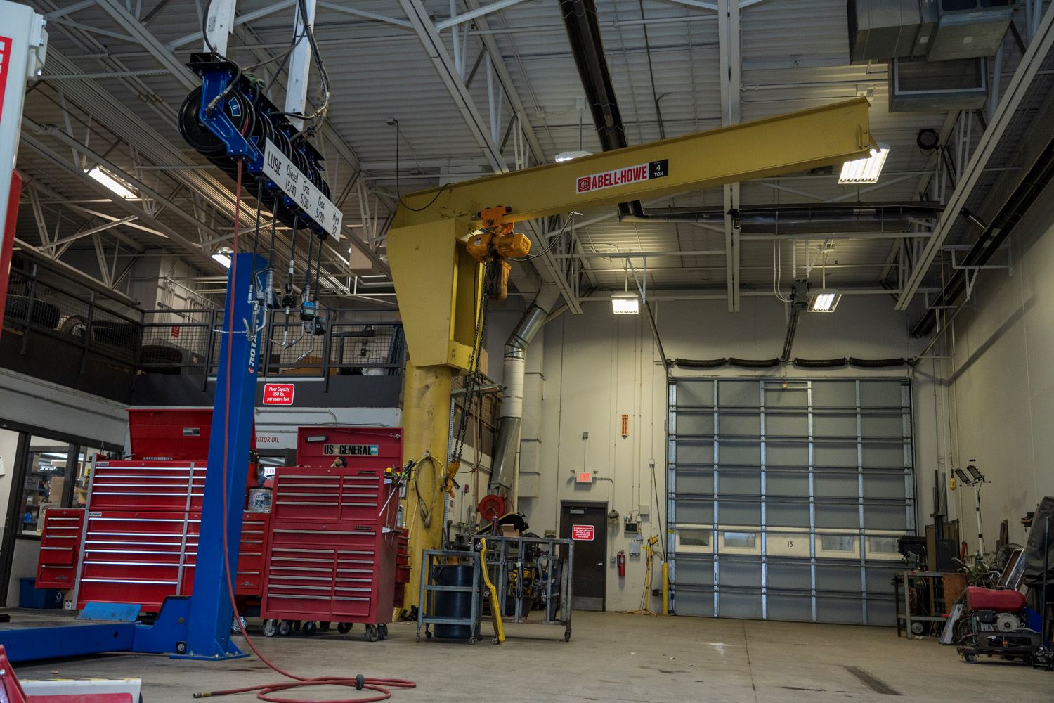 The Roseville Public Works Maintenance garage.