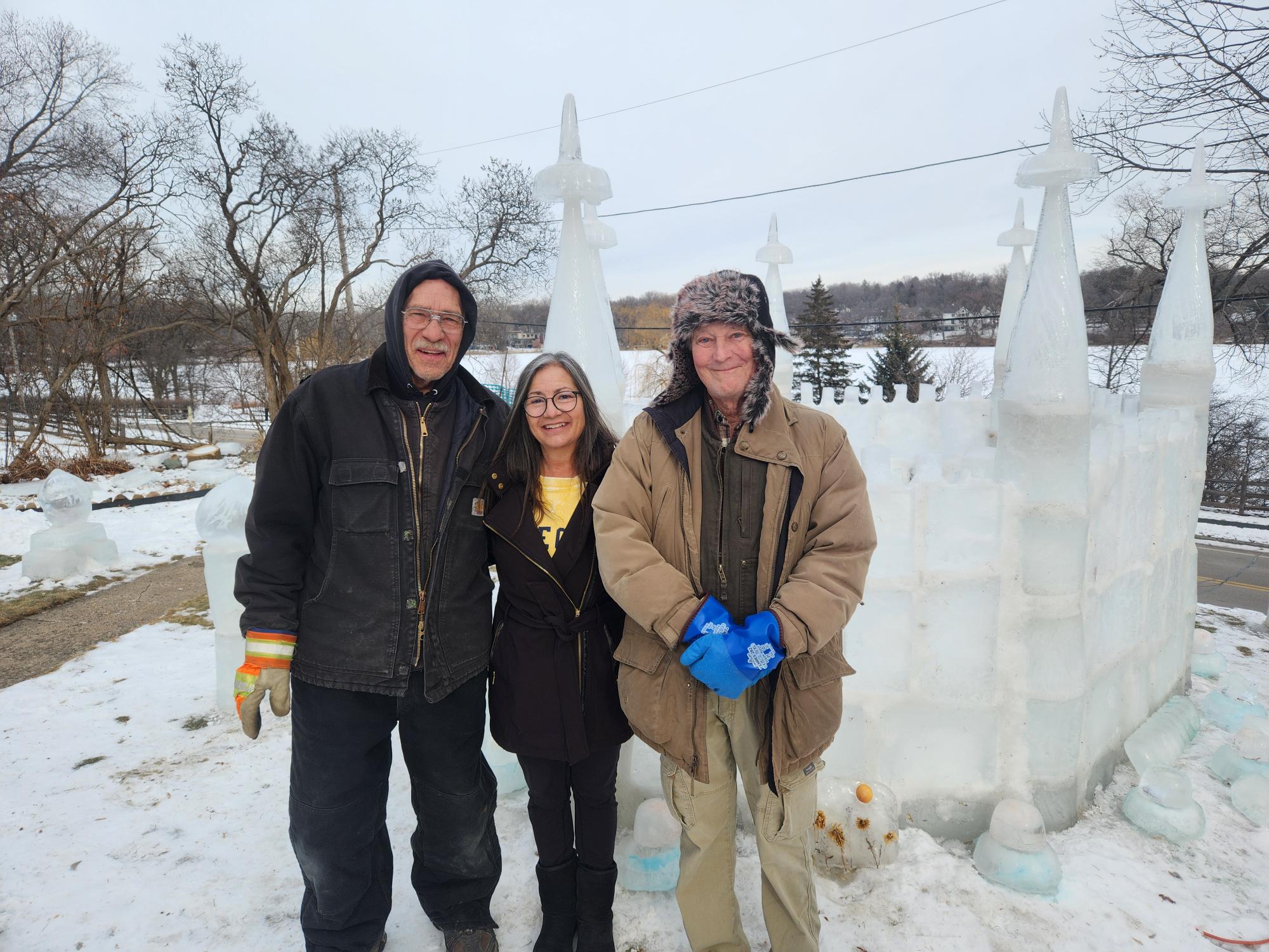 McCarrons ice castle builders.