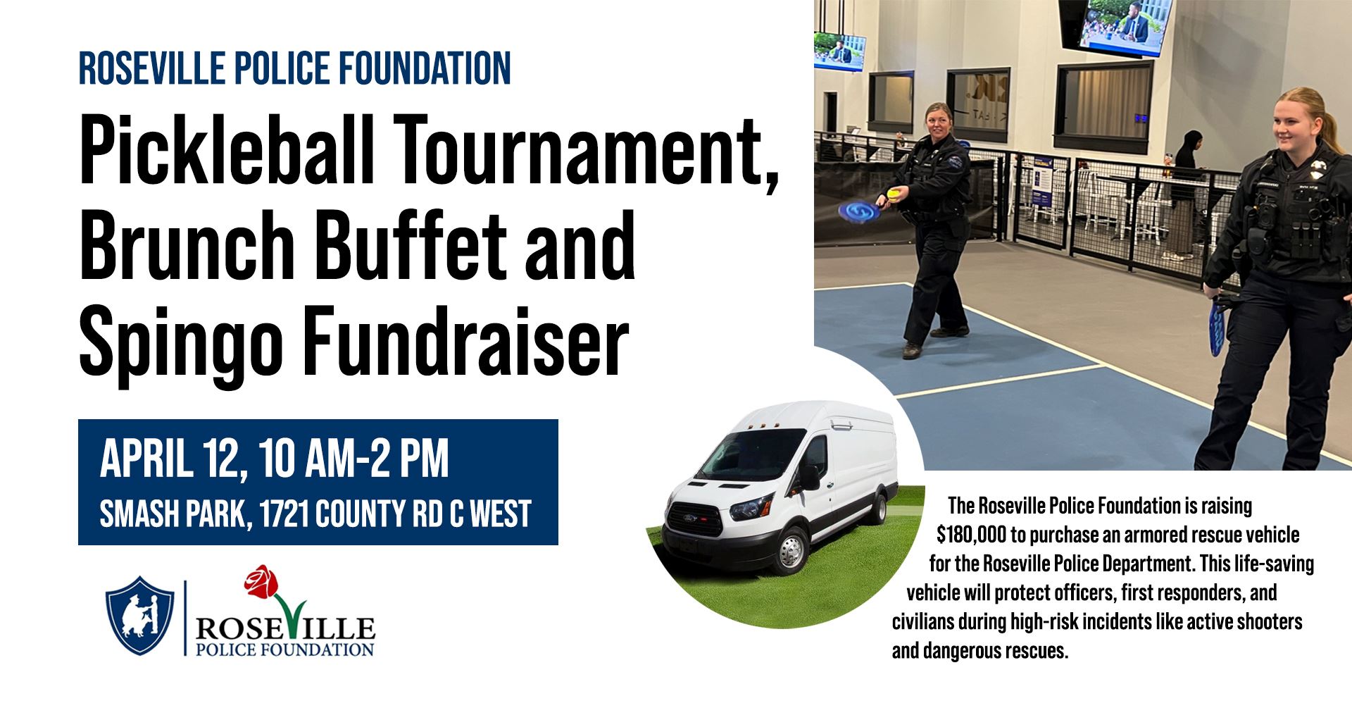 Roseville Police Foundation Pickleball Tournament