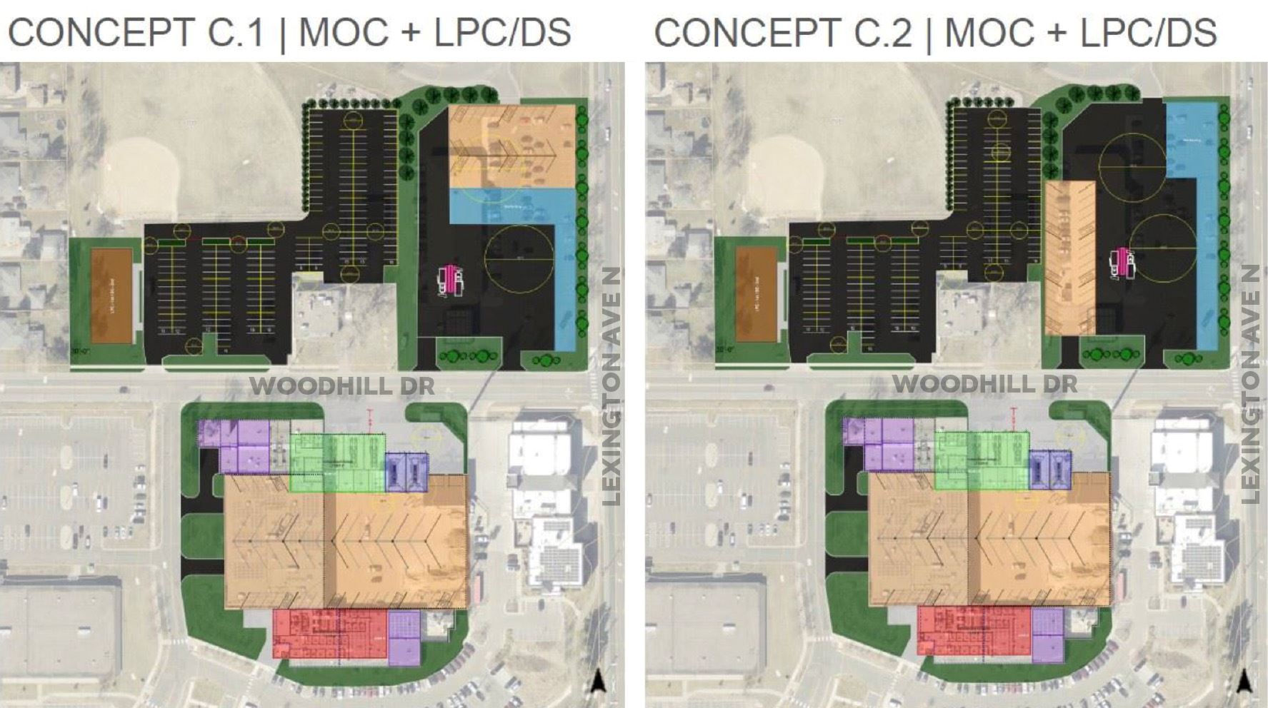 Preliminary plans for the new Maintenance Operations Center.