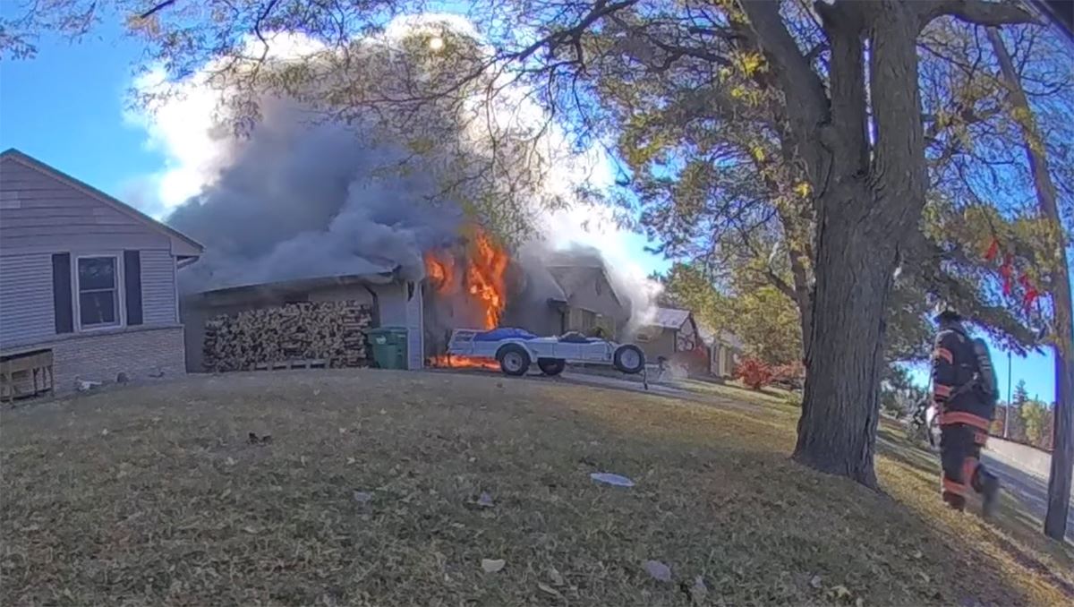 An image of a structure fire on 11/5/2025.